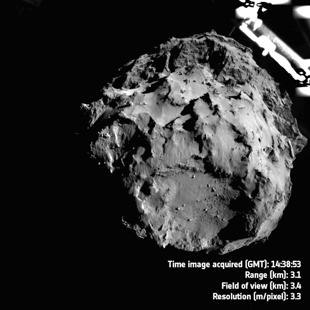 Как зонд Филы спускался к комете Чурюмова-Герасименко