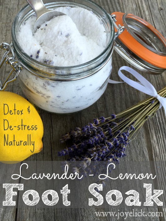 DIY stressrelieving FOOT SOAK and DETOX Relieve stress and ditch