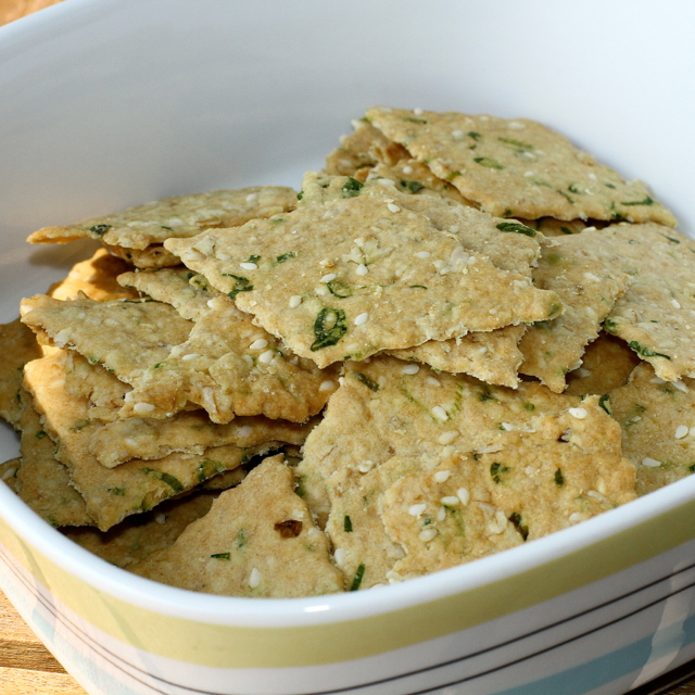 pepsakoy Spring onion & Sesame Oat Crackers