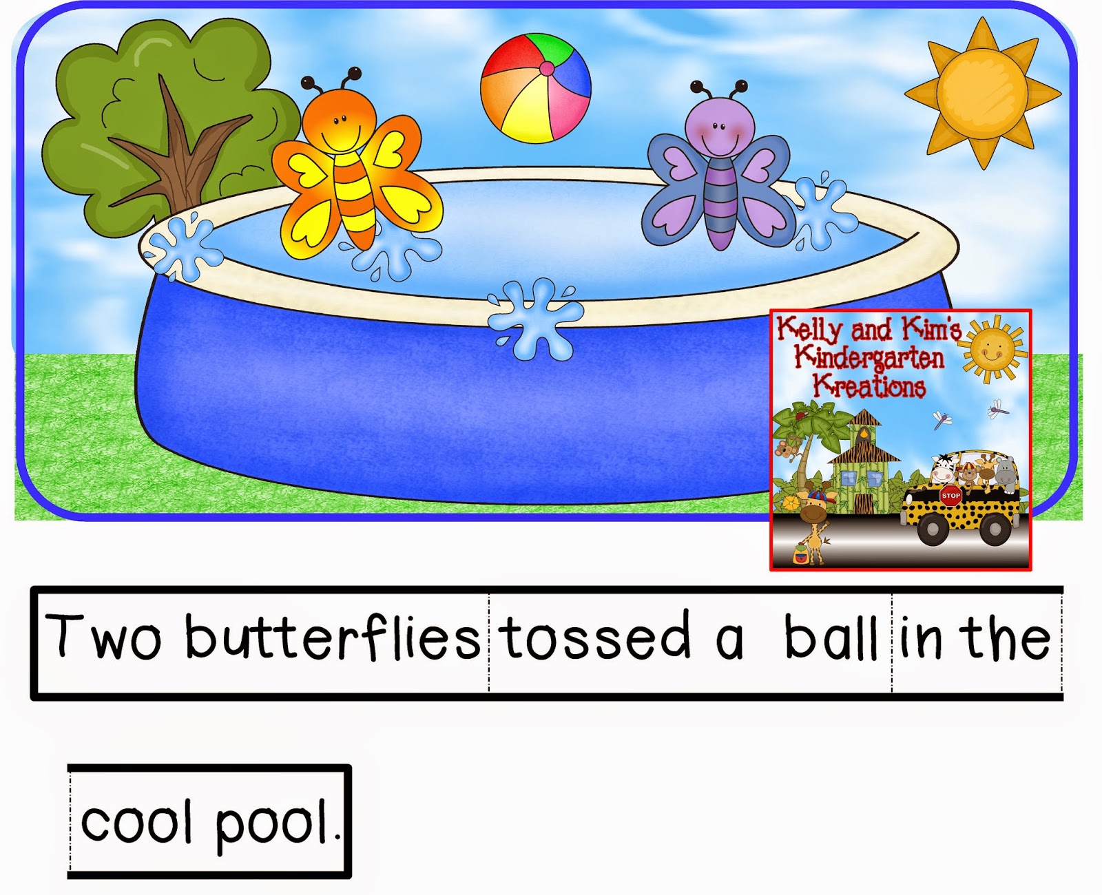 Kelly and Kim's Kindergarten Kreations Freebie Friday! (insect themed)