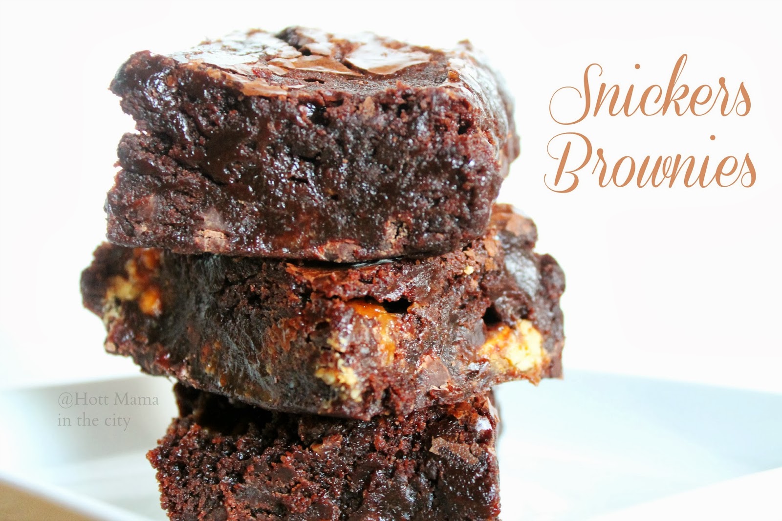Snickers Brownies! Yummy! #GameDayBites Recipe. #Shop