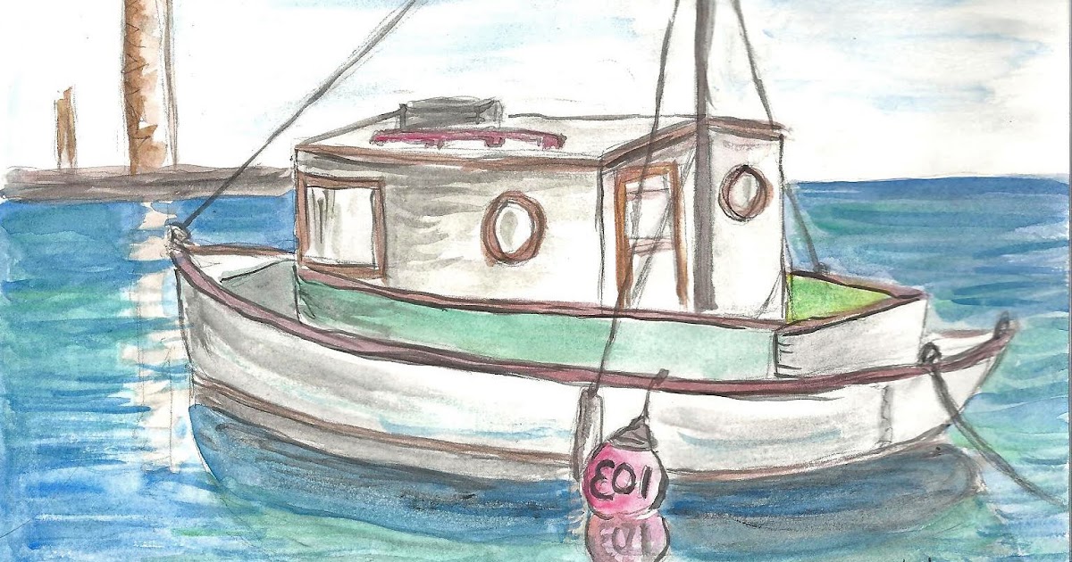 Amy's Art Journal Boat