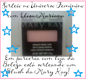 Sorteio de um Blush da Mary Kay