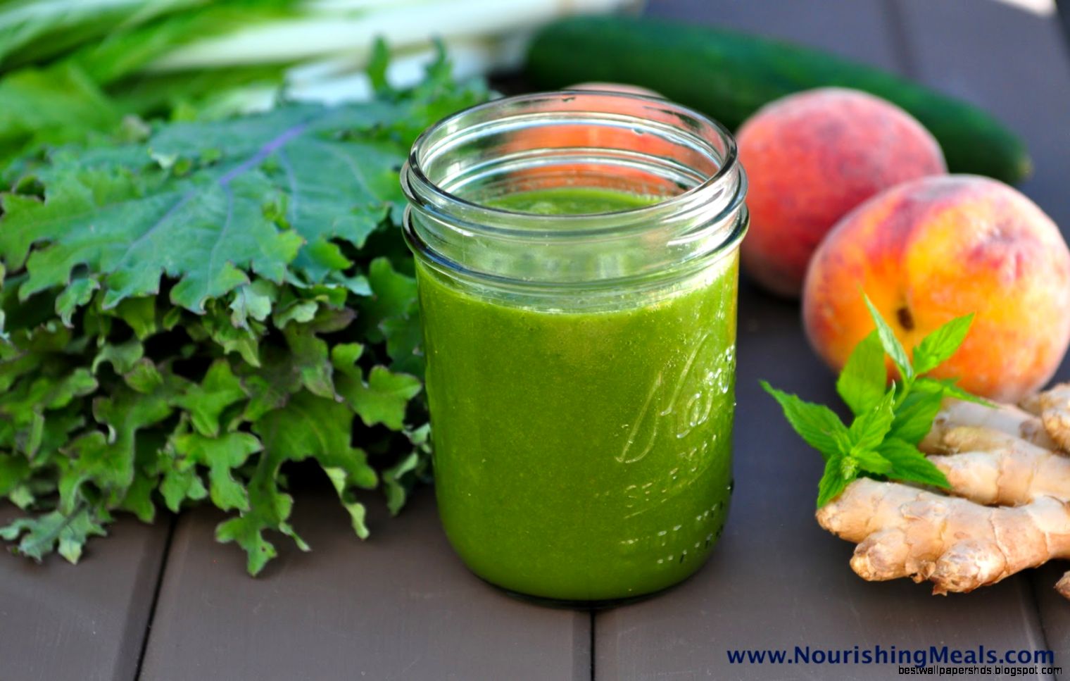 Peach Ginger Mint Green Peach Ginger Mint Green