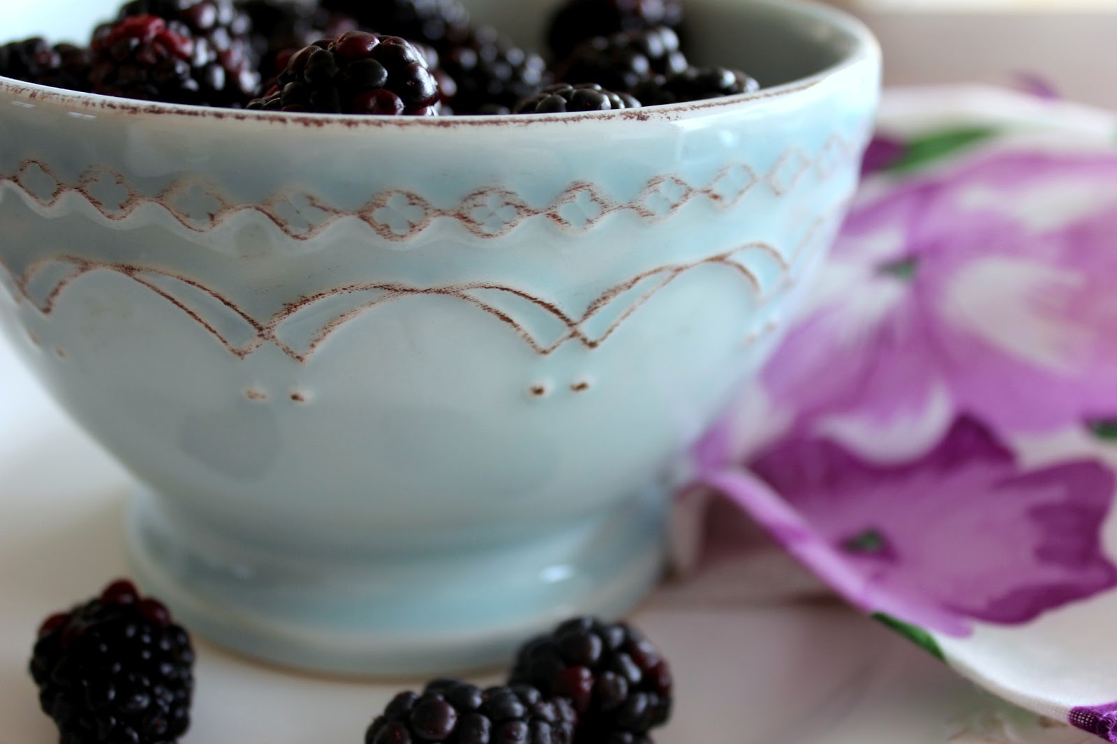 Italian Girl in Blackberries for Breakfast