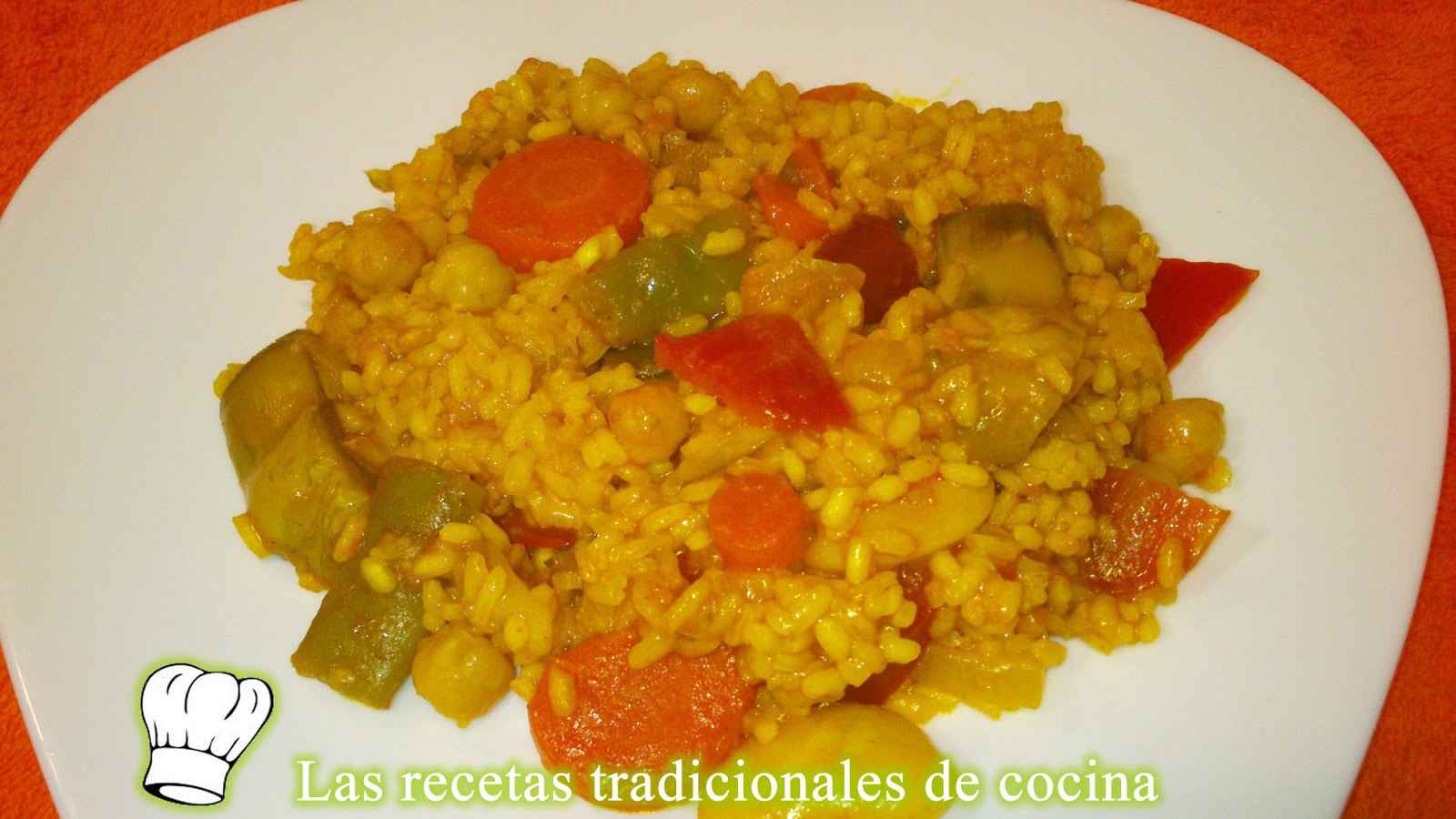 Receta de paella de verduras Recetas de cocina con sabor tradicional