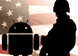 logo android poster gambar, tentara android, pasukan android robot