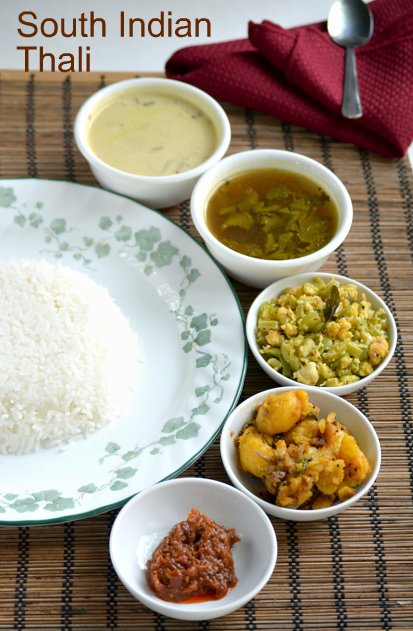Simple South Indian Thali ~ Nalini'sKitchen