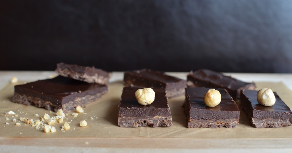 Playing with Flour Chocolate crunch bars (no bake)