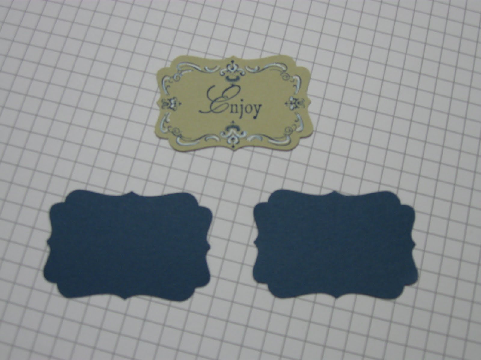 Stampin' on the Prairie How to Layer the Decorative Label Punch