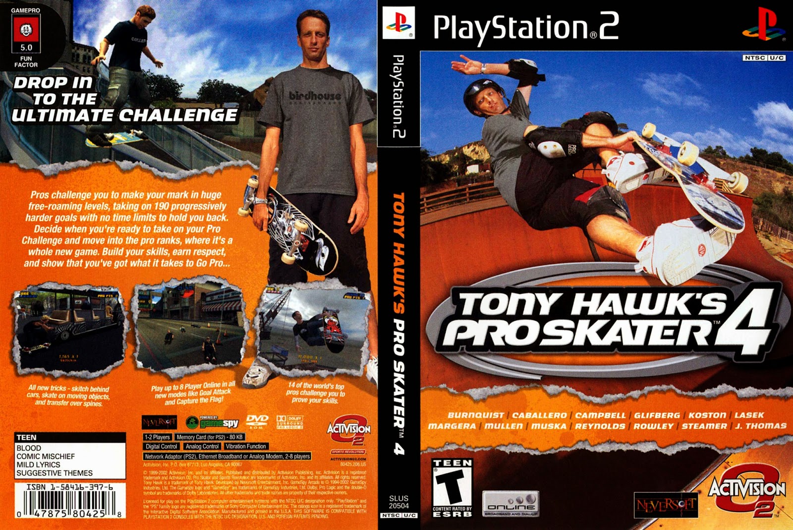 Tony Hawk´s Pro Skater 4 Ps1 Game Play 1【HD】 