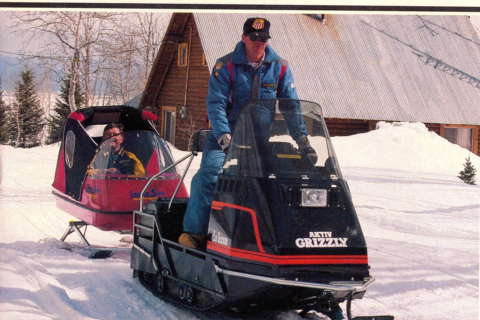 CLASSIC SNOWMOBILES OF THE PAST AKTIV GRIZZLY