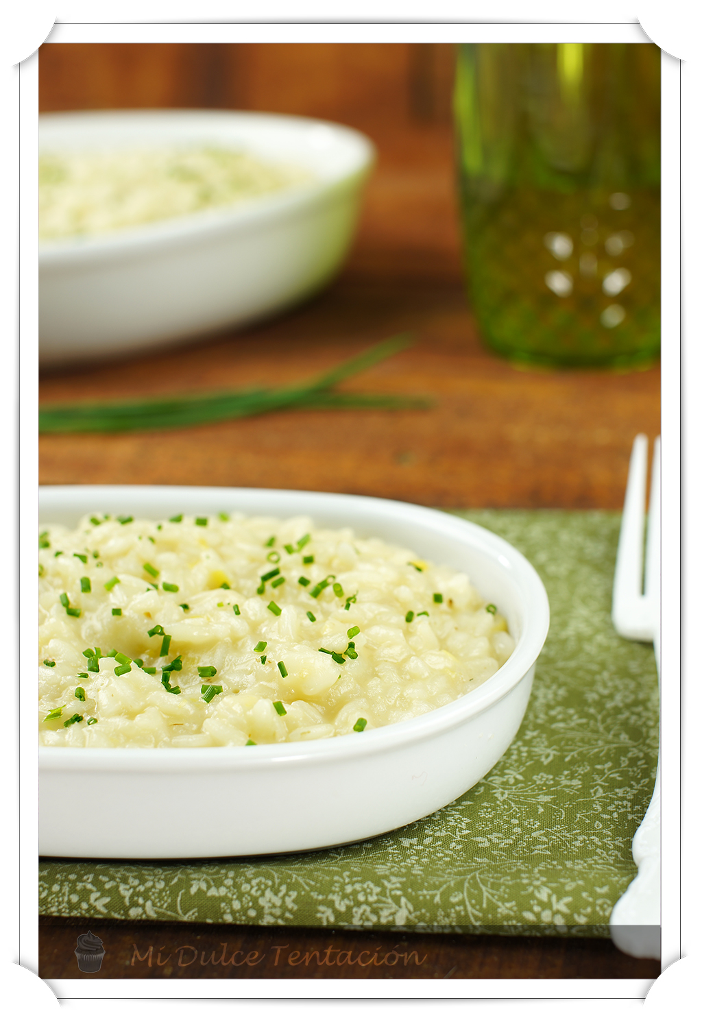 Mi dulce tentación Risotto con Queso Cheddar