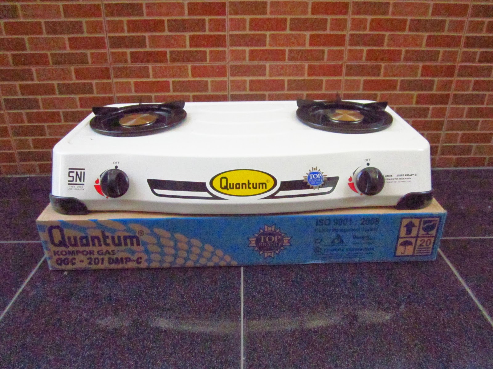 Hasil gambar untuk Kompor Gas Quantum 201 DMP-C