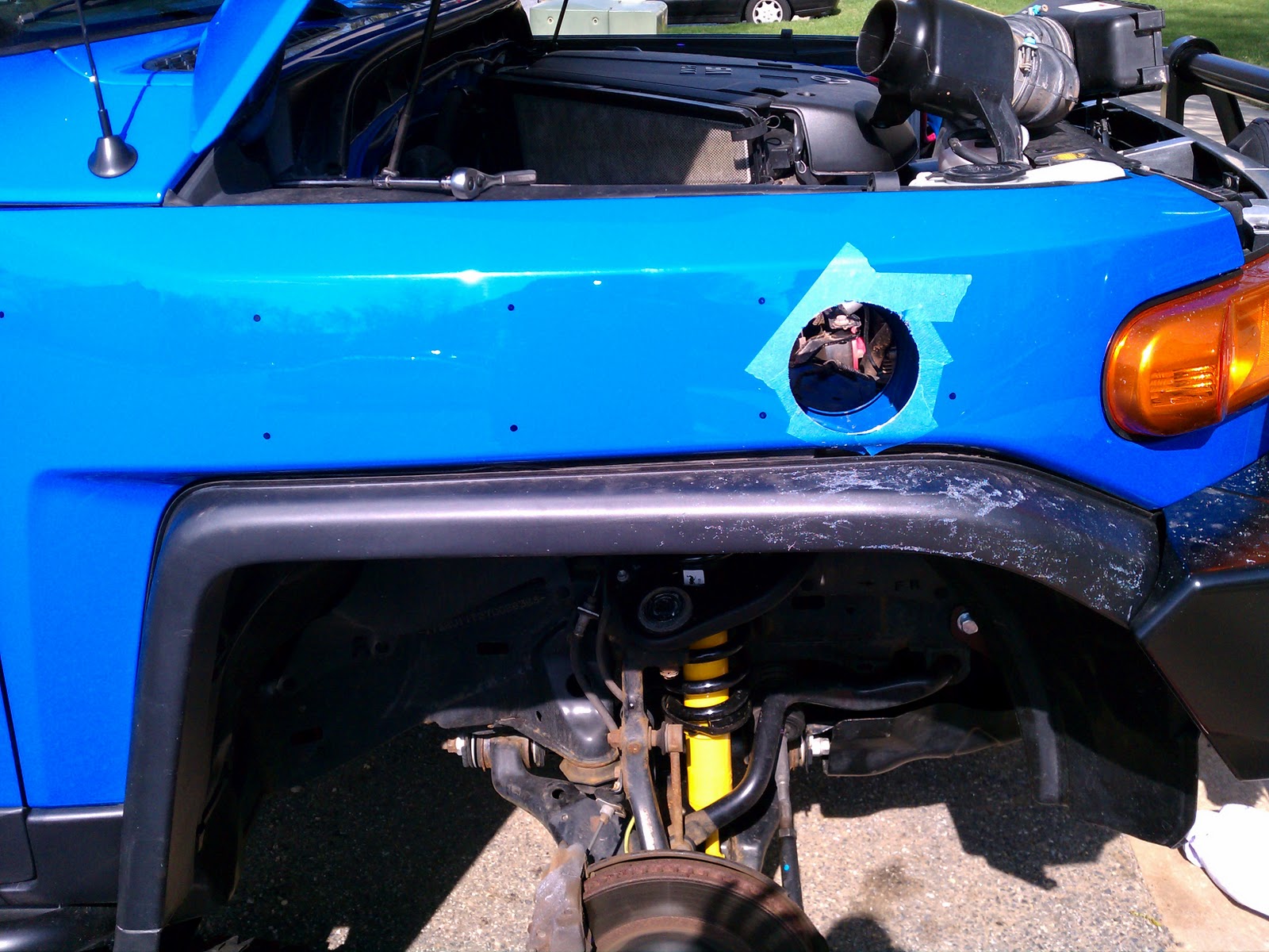 My FJ Cruiser Safari Snorkel Installation