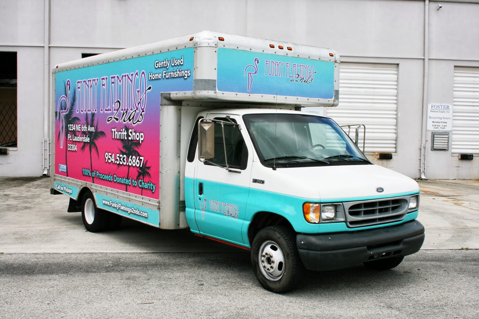 Box Truck Vehicle Wrap Fort Lauderdale Florida Homes Inc Funky