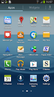 Samsung Galaxy SIII Android 4.2.1 Jelly Bean Look