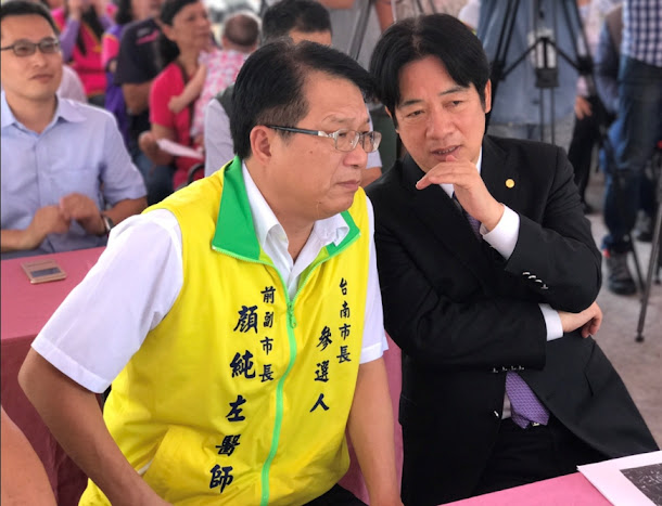 顏純左擔任賴清德副手多年,深獲賴清德信任,自認是無縫接軌的最佳人選。 顏純左擔任賴清德副手多年,深獲賴清德信任,自認是無縫接軌的最佳人選。