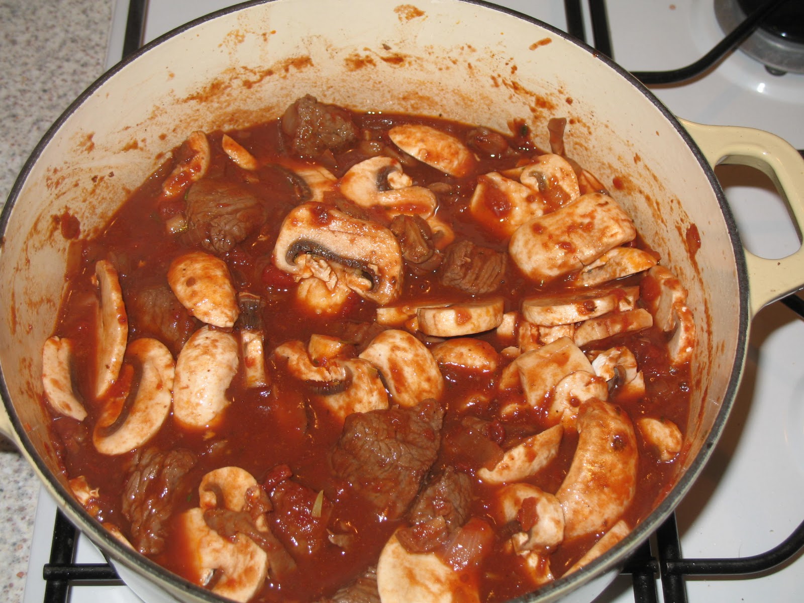 The Happy Housewife Beef Cacciatore