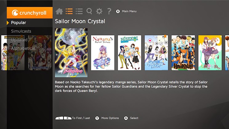Assista animes online em seu PS3/ PS4 com o App Crunchyroll