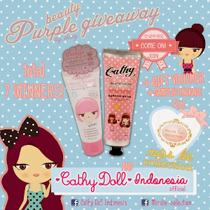 Beauty Purple Giveaway feat Miss Lie Collection dan Cathy Doll Indonesia Official