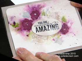 Stampin' Up! Painted Petals Card from Leadership 2015 #stampinup #occasions #soshelli 