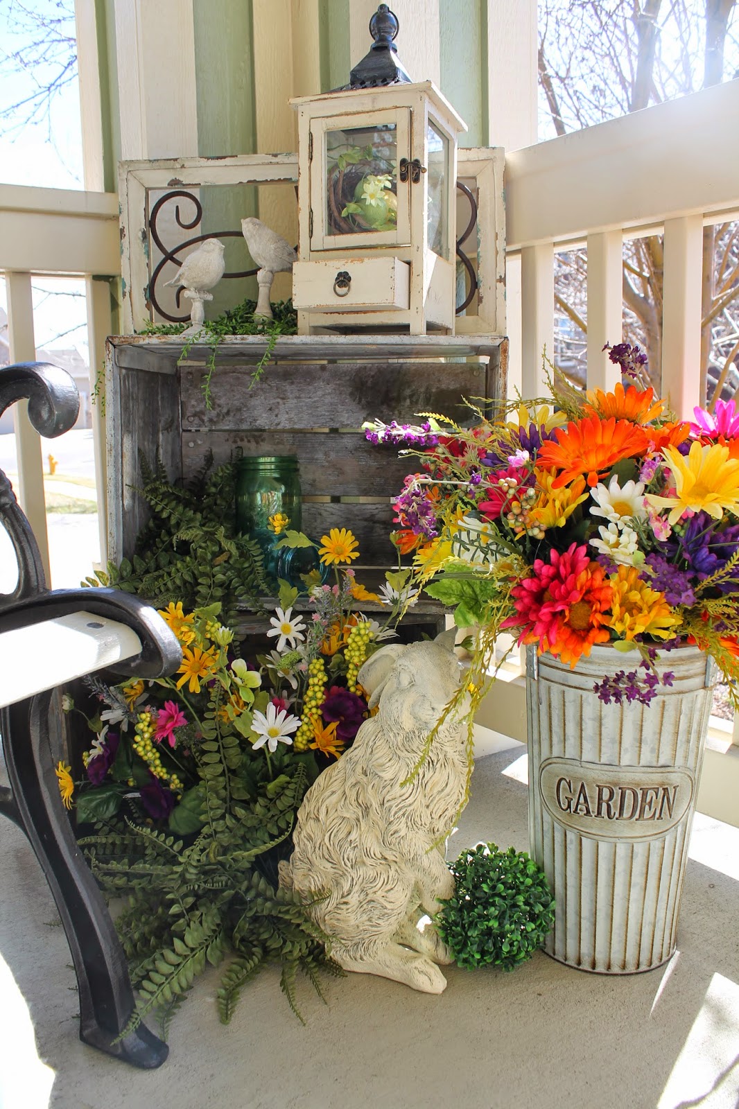 Southern Seazons Spring front porch 2015