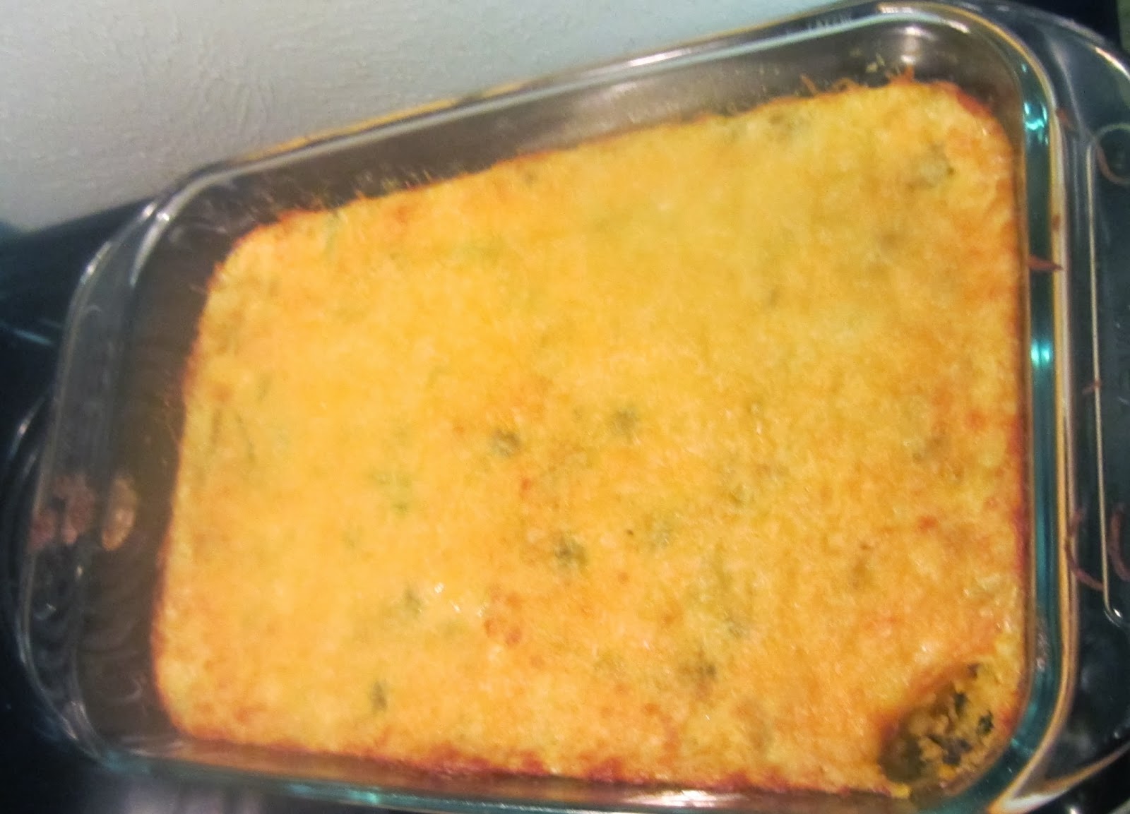 Emily Burn Green Chile Corn Pudding