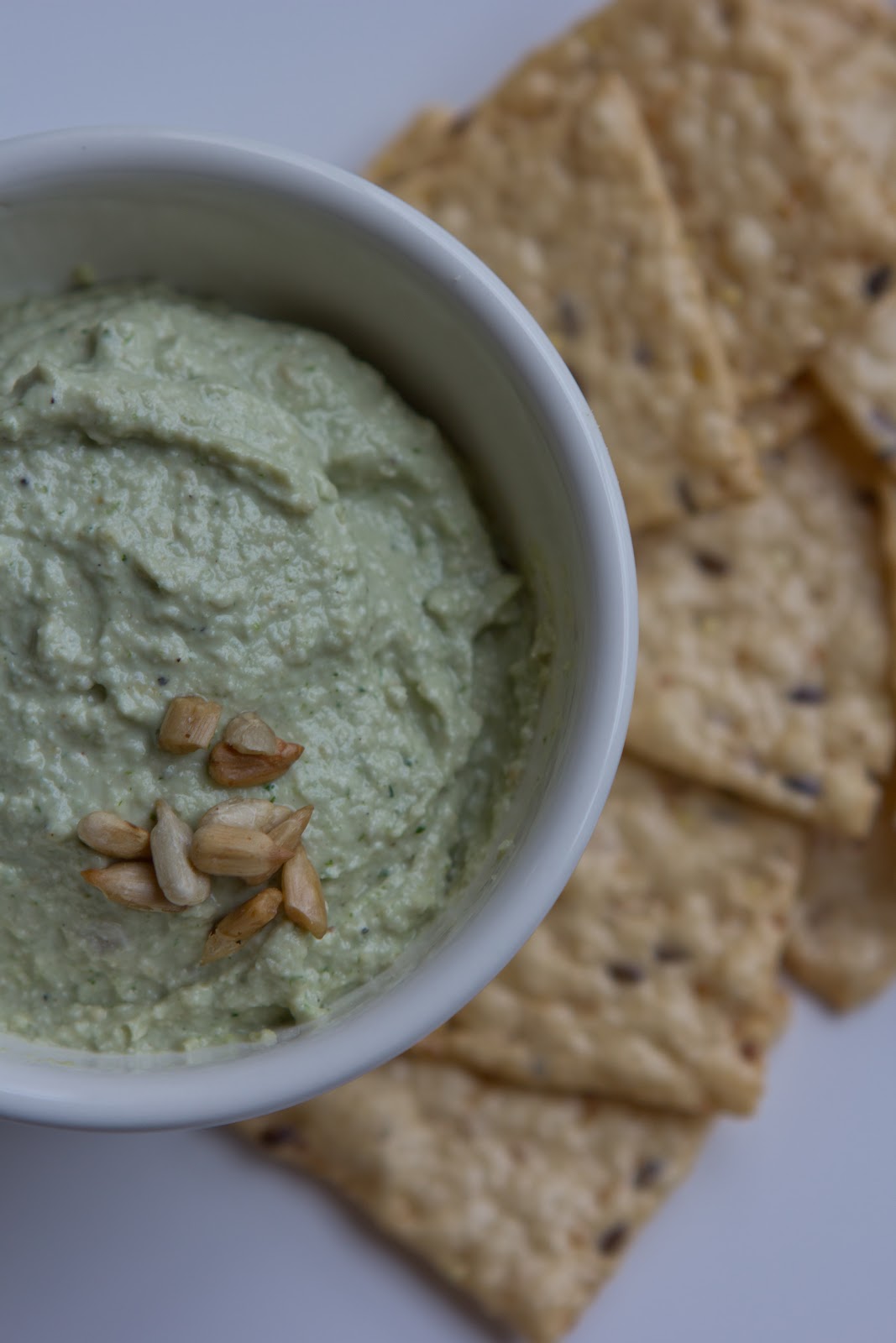 Haystacks & Champagne Garlicky Sunflower Seed Spread with Parsley