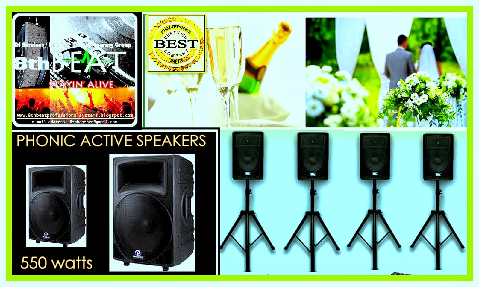 Sound System Rental Manila 8thbeat Basic PA System Debut Wedding Summer
