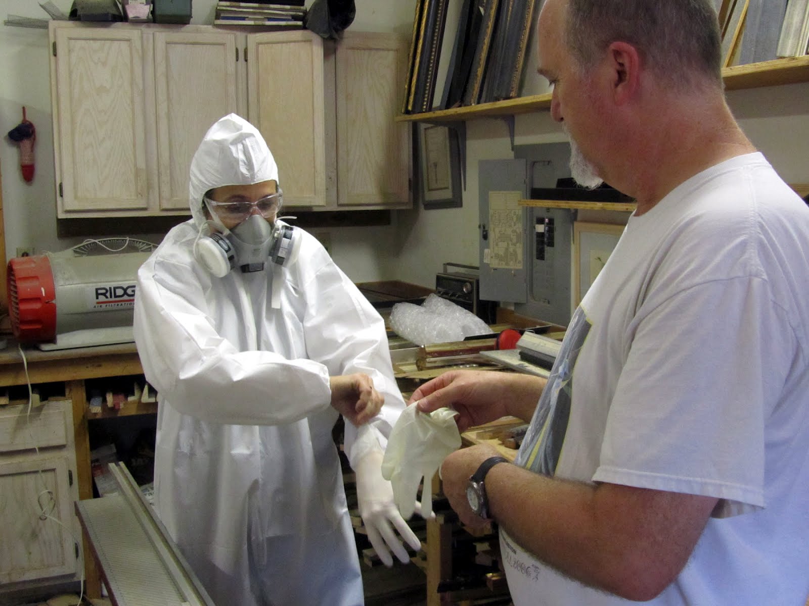 Art In Stitches Experiment with Epoxy