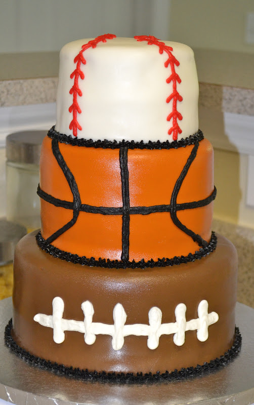 SweetCakeRN Sports Ball Cake
