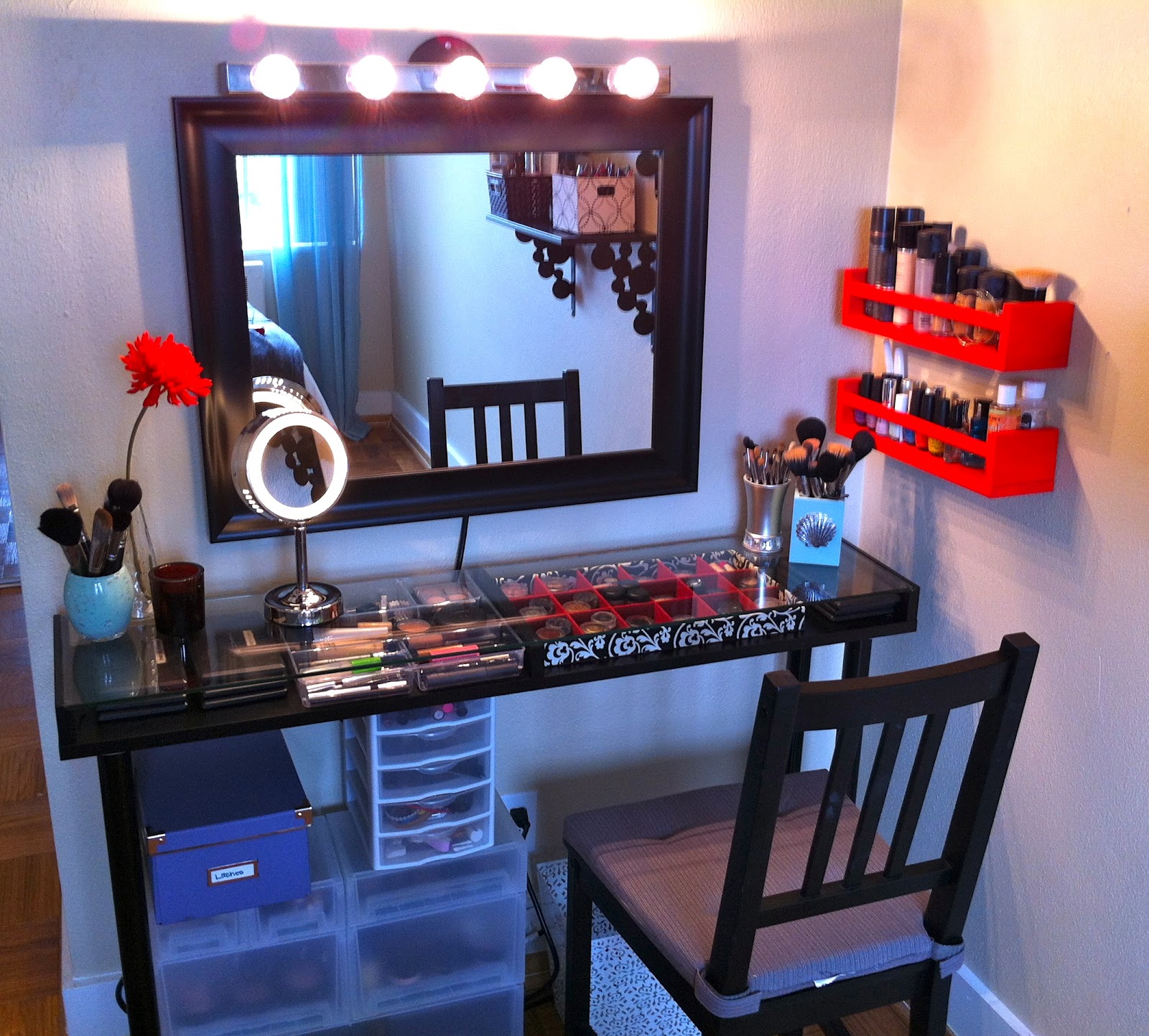 makeup desk plans