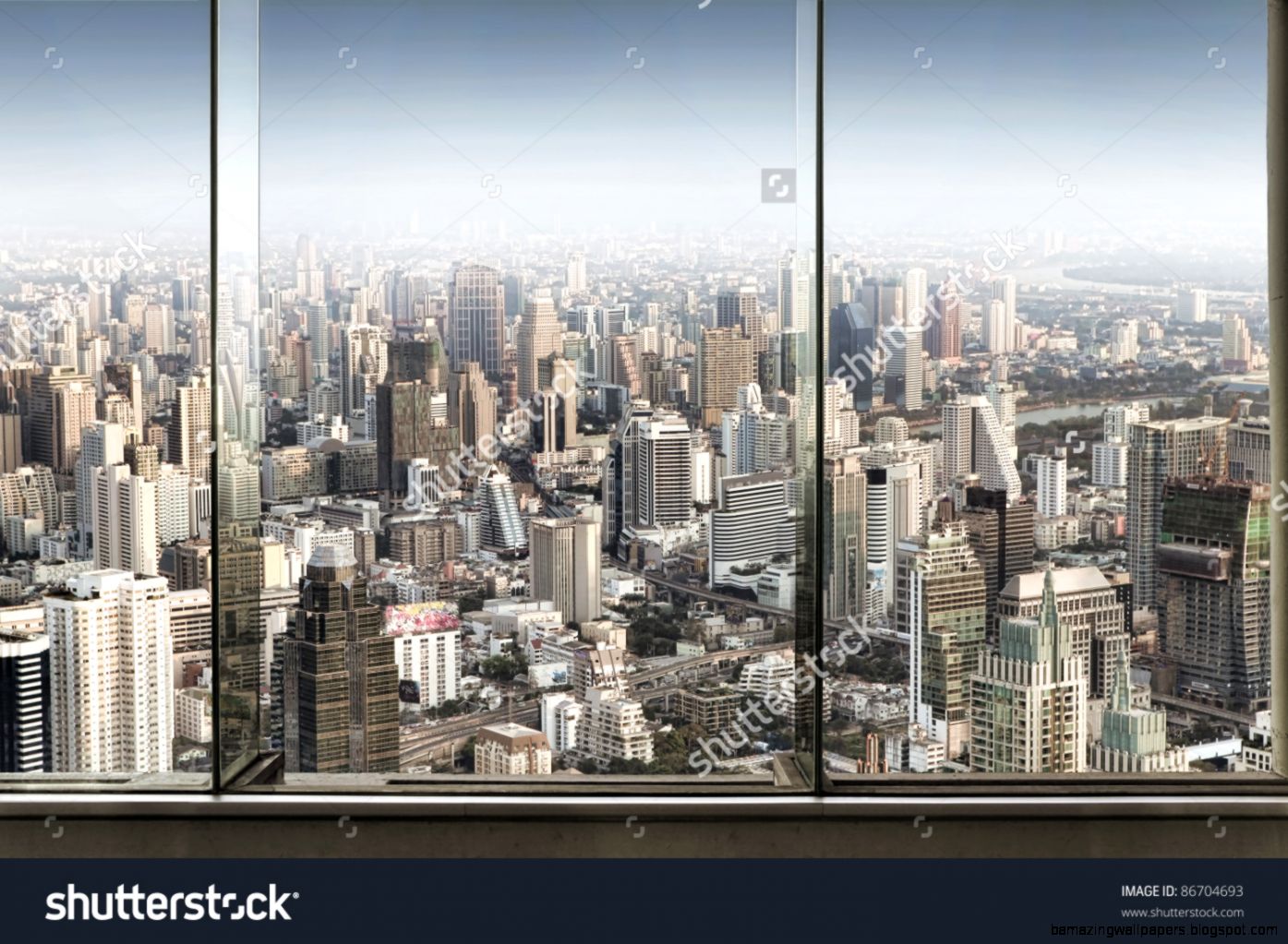 Panoramic View Of Window And Nice Big City Stock Photo 86704693 Panoramic View Of Window And Nice Big City Stock Photo 86704693