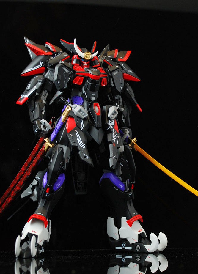 MG 1/100 Blitz Gundam Samurai Custom Build Gundam Kits Collection