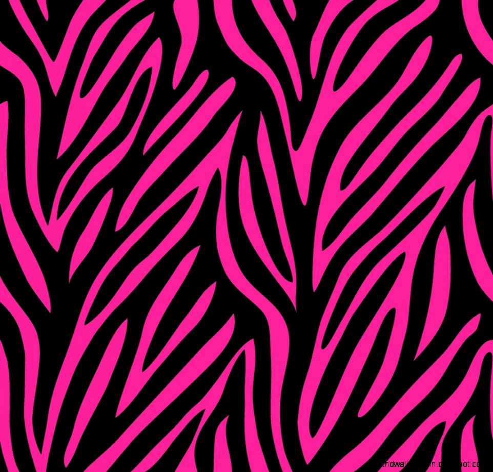 Cool Pink Zebra Print Background Cool Pink Zebra Print Background