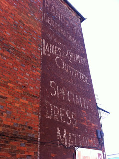 Ghost sign on the High Street, Lymington, Hampshire