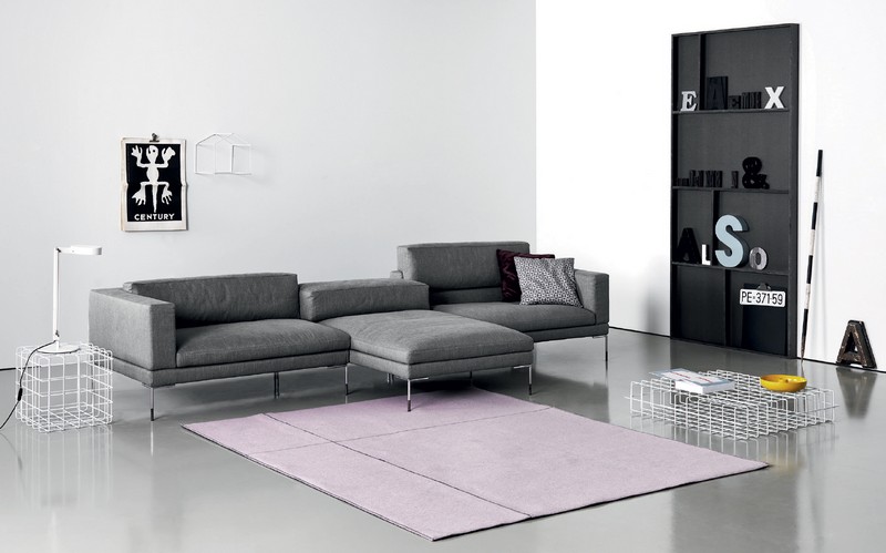 10 Salas con sofás color gris - Salas con estilo