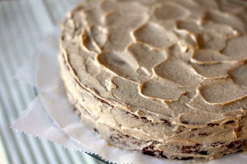 chockohlawtay Carrot Cake with MapleCinnamon Frosting