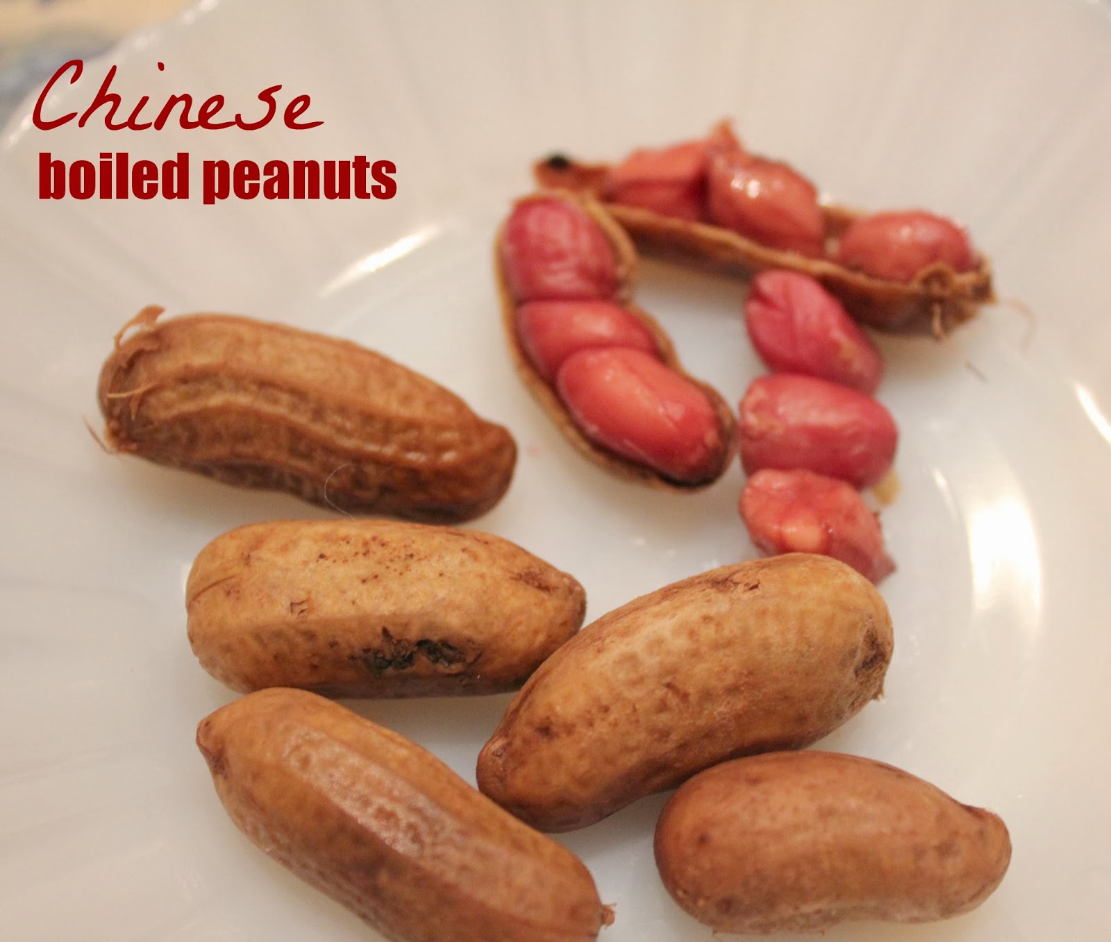 Marie's Pastiche Recipe Snacking on Chinese Boiled Peanuts