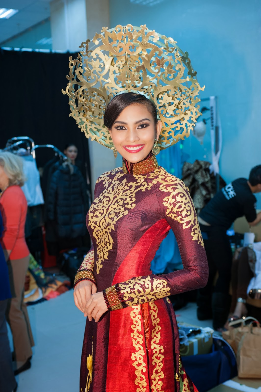 The Perfect Miss Truong Thi May "Miss Universe Vietnam" during the