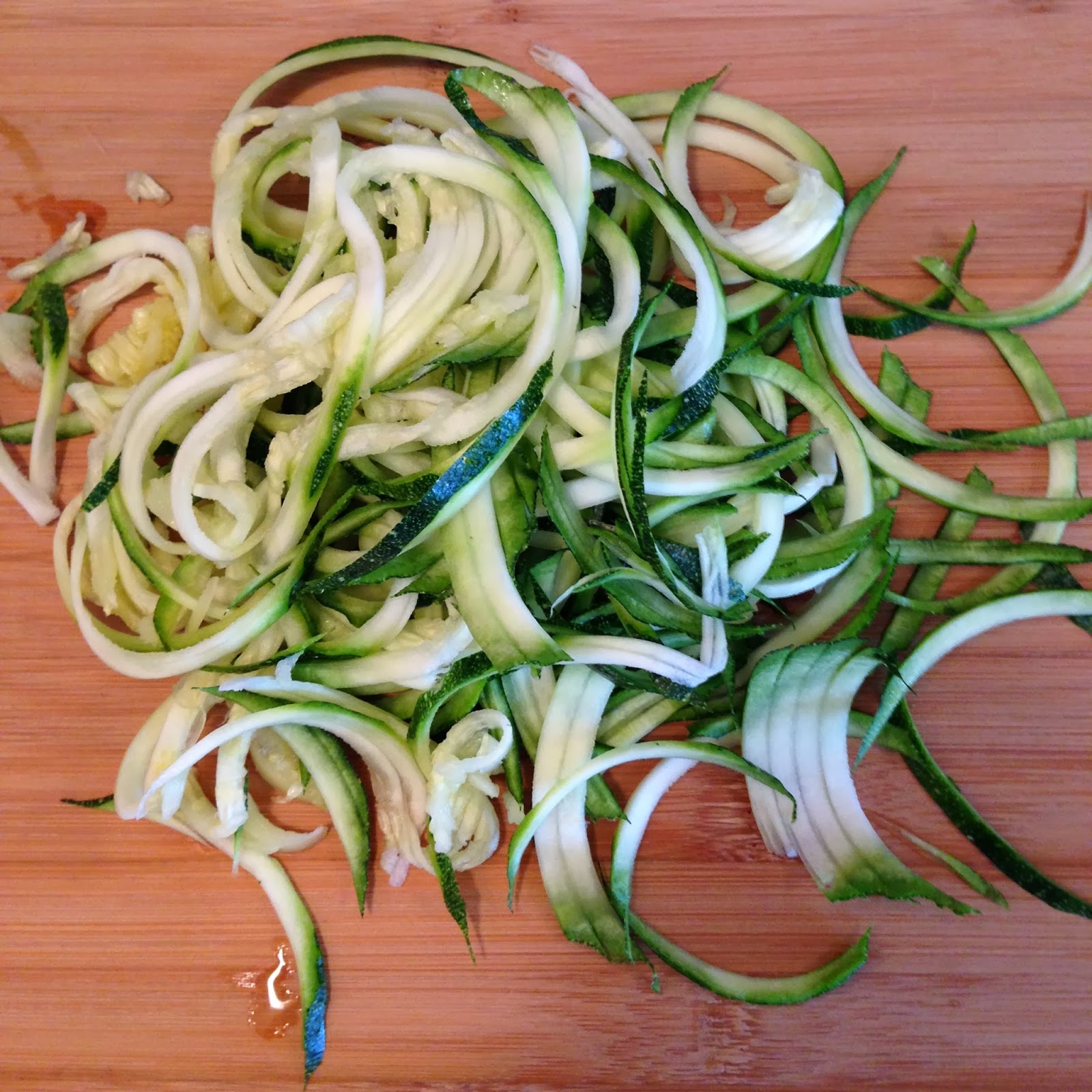 Getting & Staying Fit & Healthy Zoodles with Spicy Peanut Sauce