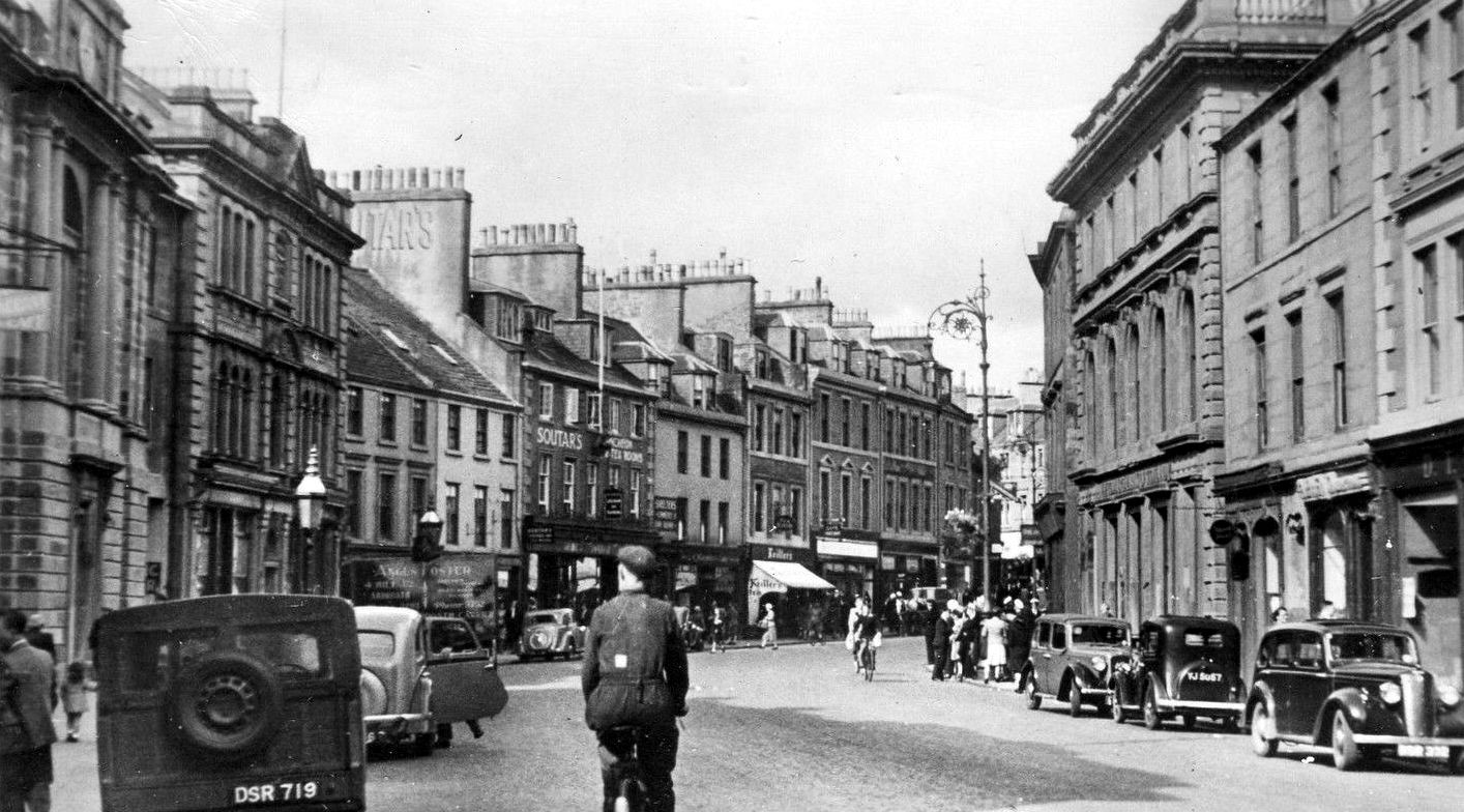 Tour Scotland Photographs Old Photographs High Street Arbroath Scotland