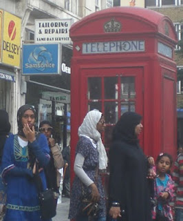 Muslim women in London, UK