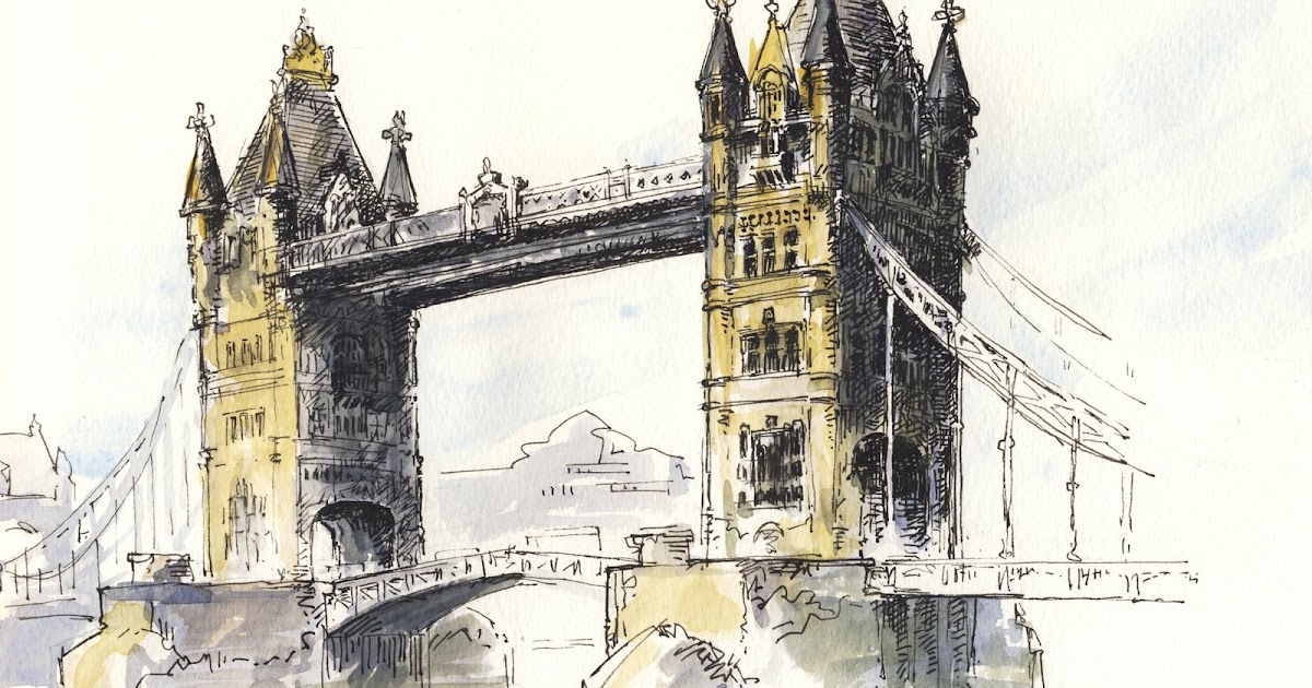 rene fijten sketches: Tower bridge, London
