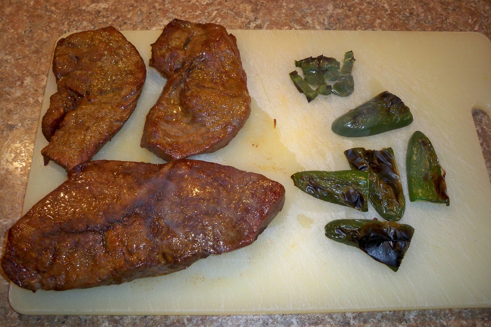 Lee Cooks, Margy Eats Jalapeno Steak and Cheesy Polenta