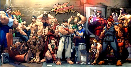 Camiseta Street Fighter - Personagens