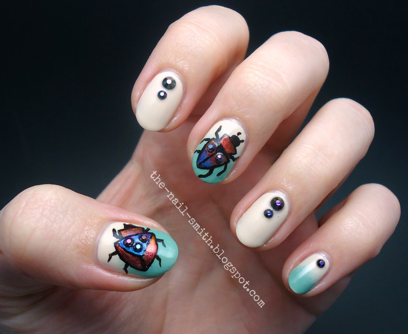 8. "Scarab Beetle Nail Stickers" - wide 5