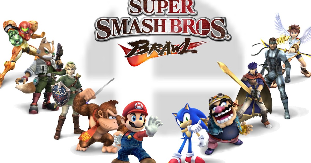 super smash brothers brawl ssbb wallpaper background characters roaster n.....