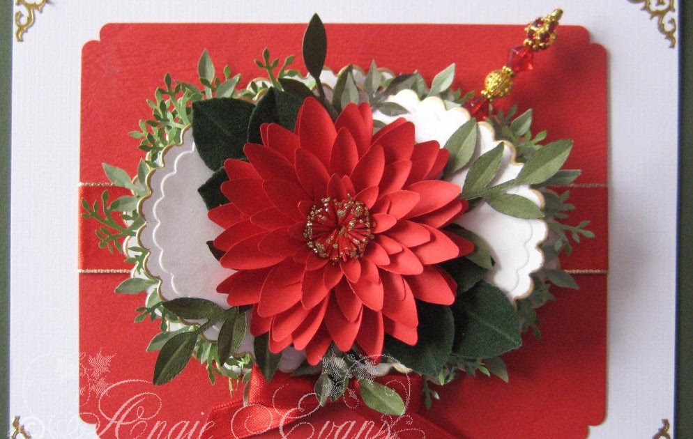 PENNY FLOWERS Red Festive Flower